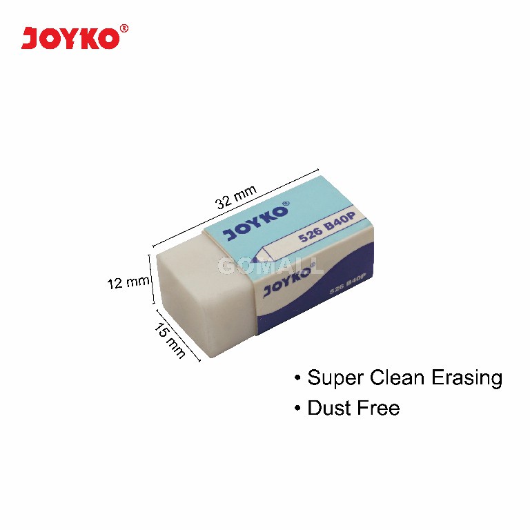 

Joyko Penghapus Eraser Putih Kecil 526-B40 P