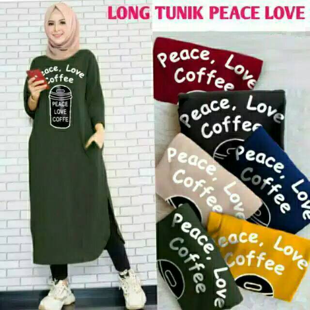 Tunik Peace Love (Ld 110 P 115)