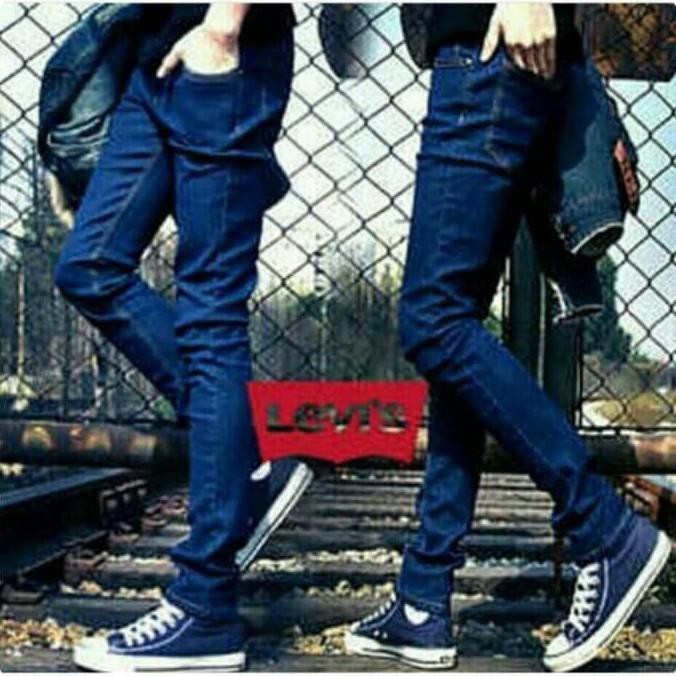 Diskon Celana Jeans Levis Slim Fit Biowash Keren 523 / Biru Terbaru