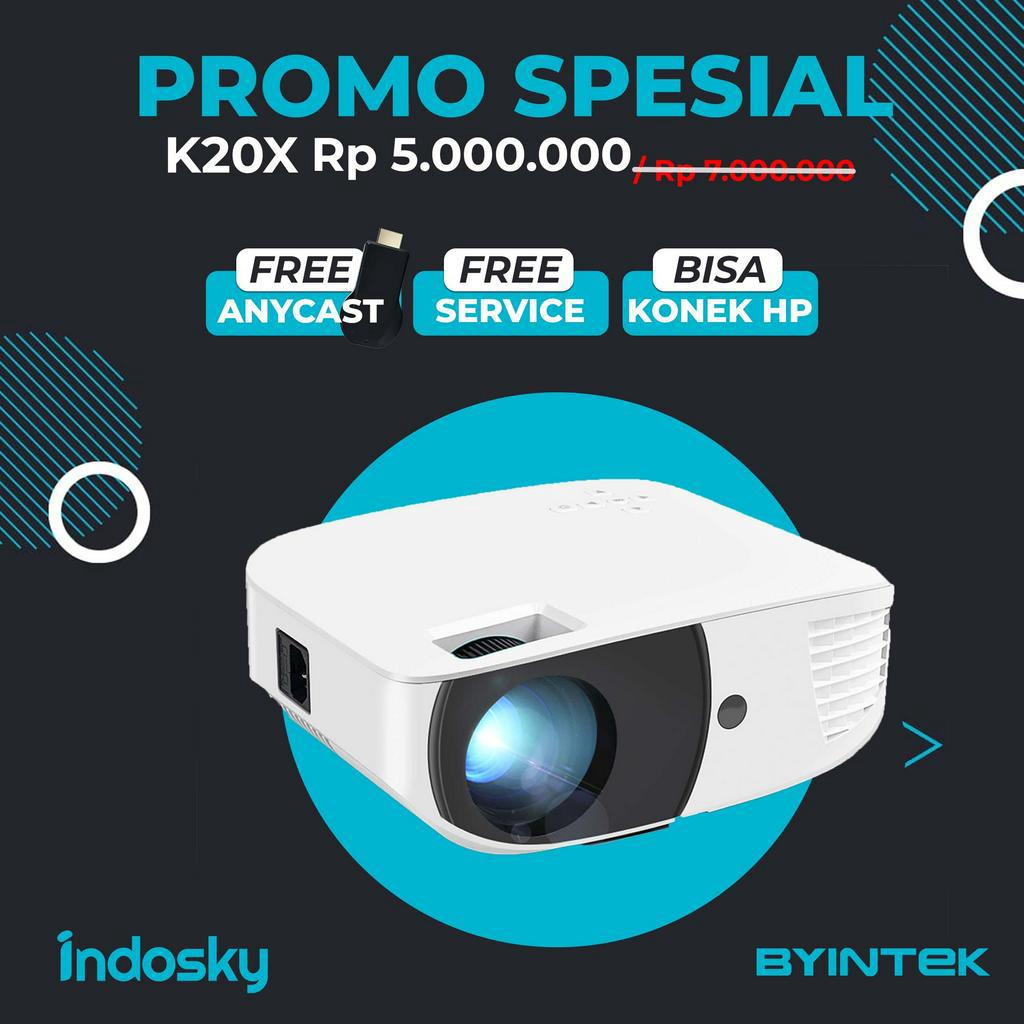 Indosky Projector - Proyektor Byintek K20X