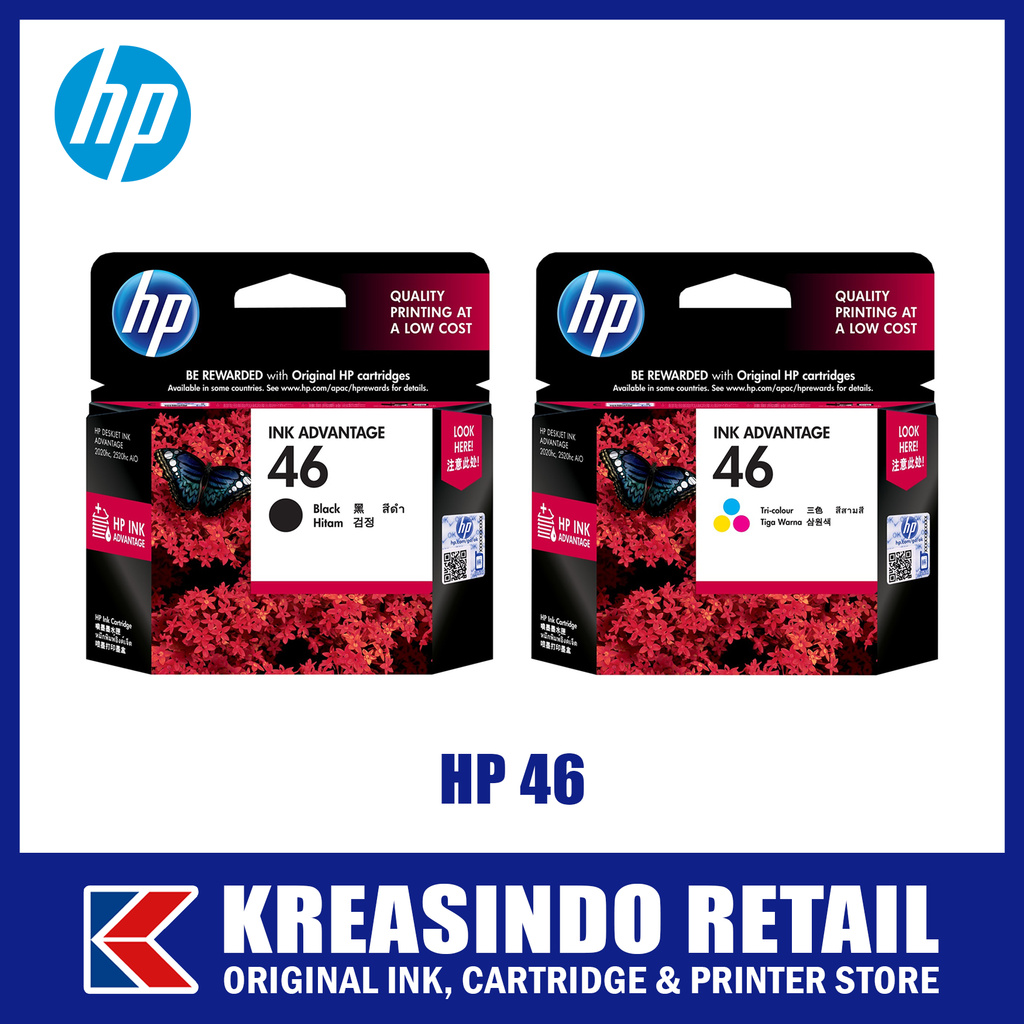 HP 46 Tinta / Cartridge Original