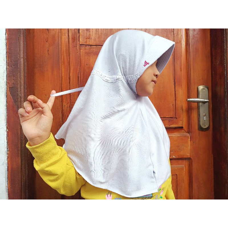 recommended jilbab sekolah ukuran sd. hijab sekolah sd. kerudung sekolah. kerudung anak el-rahma