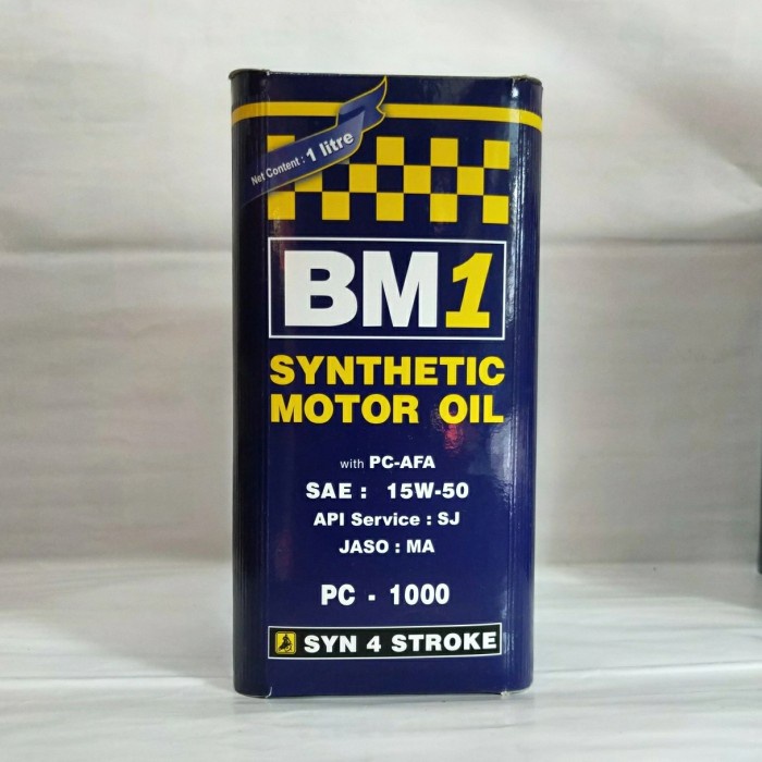 Oli BM1 PC-1000 15w-50 1Liter