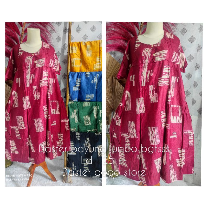 DASTER JUMBO BGT /DASTER PAYUNG JUMBO / DASTER BUSUI /DASTER BUMIL / DASTER MURAH / DASTER KEKINIAN /DASTER RAYON / DASTER MOTIF BUNGA KHAS SOLO / DASTER BALI /DASTER PAYUNG TERBARU / COD / DASTER JUMBO / GROSIR DASTER / DASTER RAYON MURAH / DASTER LENGAN