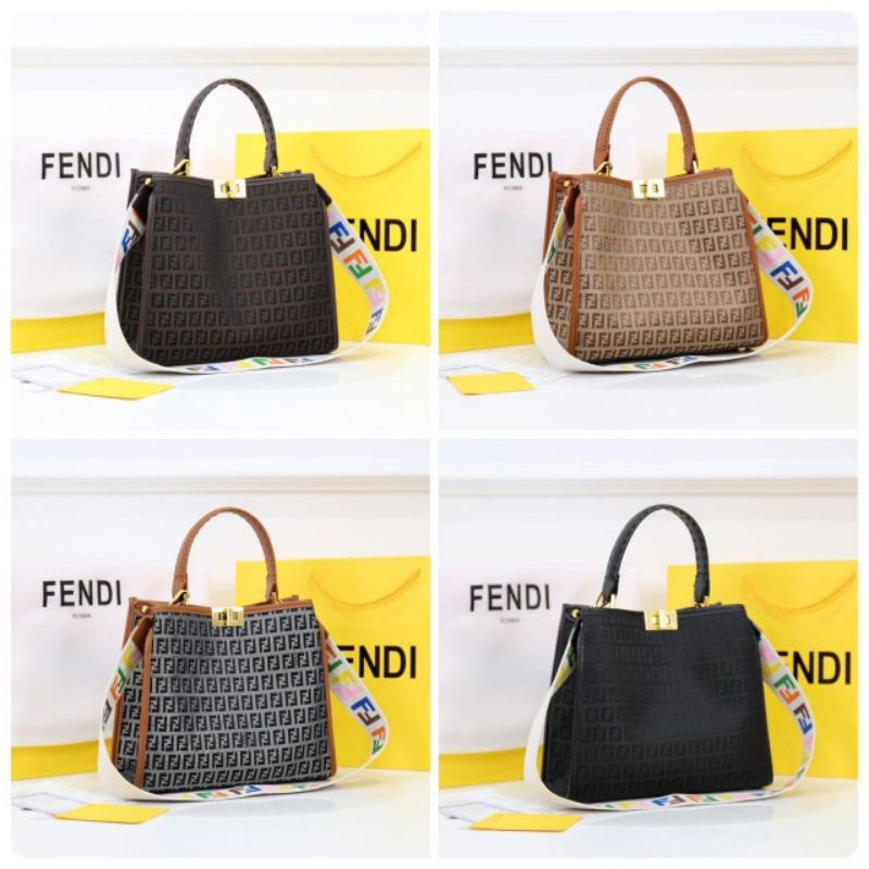 Tas FENDI Peekaboo X-Tote Medium F0643#Yz Import 0643 tas Peekaboo premium