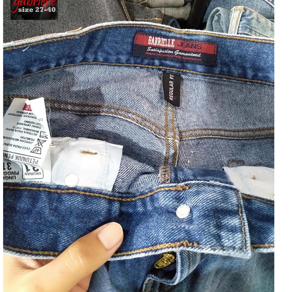 [BD.15Jn22н] Gabrielle Jeans Original, Celana Gabrielle Pria Original, Celana Jeans Pria, Jeans Pria