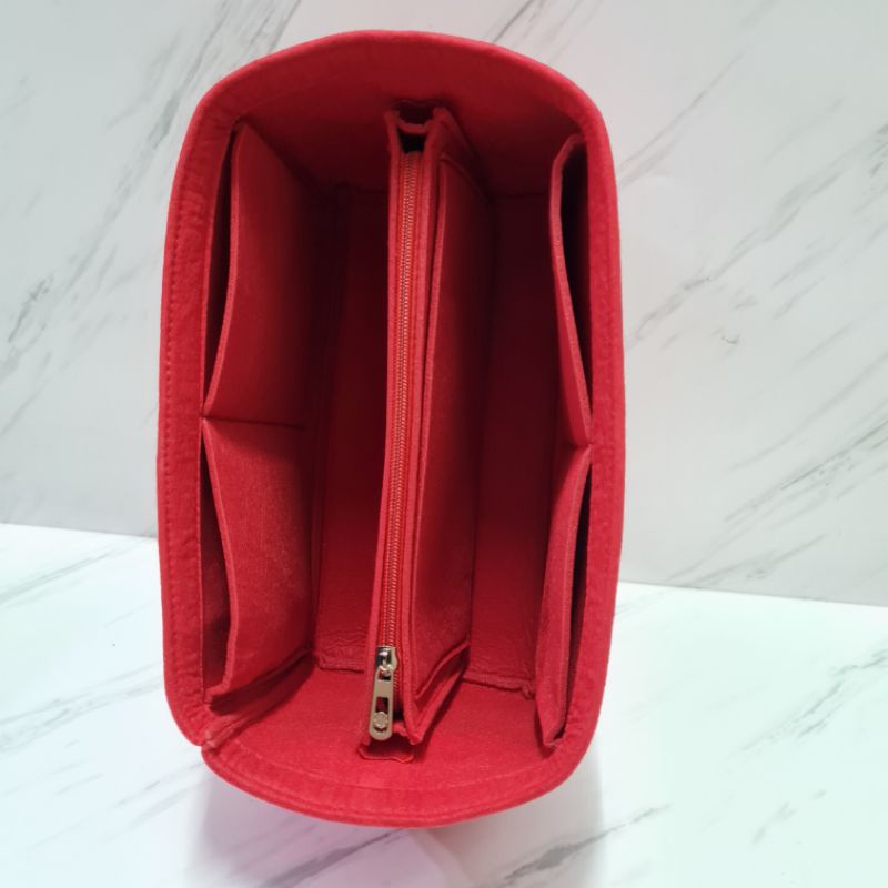 Felt Bag organizer Middle Zip for neverfull LCTB / tote bag / insert bag