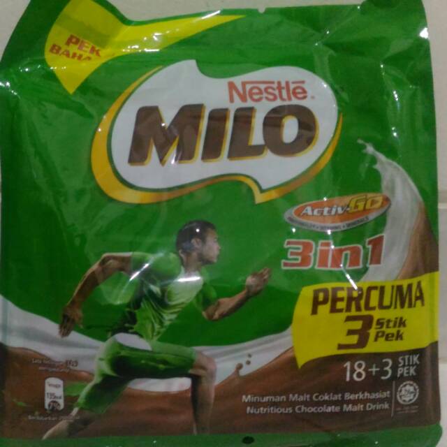Susu Milo Asli Malaysia 1 Pack Isi 21 Stik Shopee Indonesia