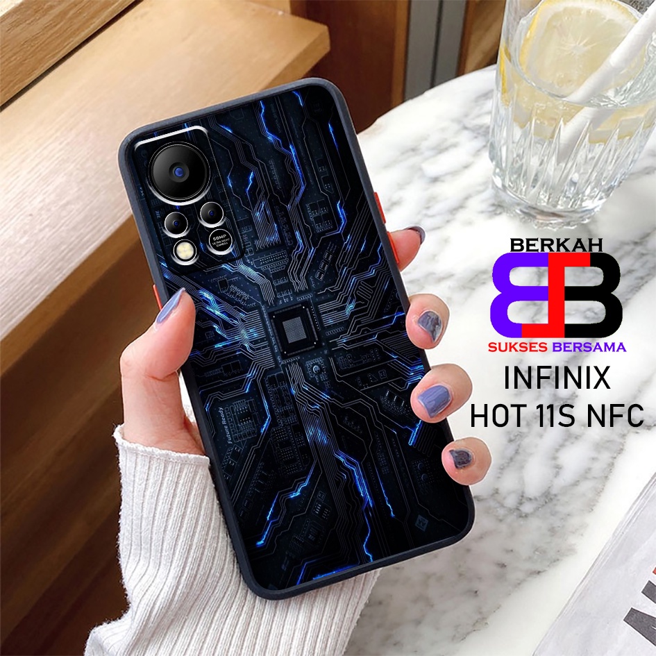 Soft Case 4D Infinix Hot 11s Nfc - Casing 4D Infinix Hot 11s Nfc Terbaru Berkah Sukses [Mesin] Silik