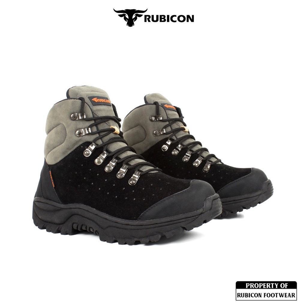 RUBICON VOLCANO HIGH SEPATU BOOTS SAFETY TRACKING GUNUNG KERJA LAPANGAN PRIA UJUNG BESI PREMIUM