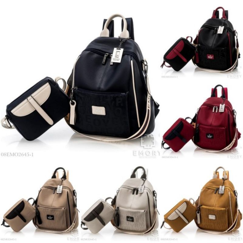 Tas wanita emory myarna bdg 08EMO2645 Ransel terdiri dari enam warna