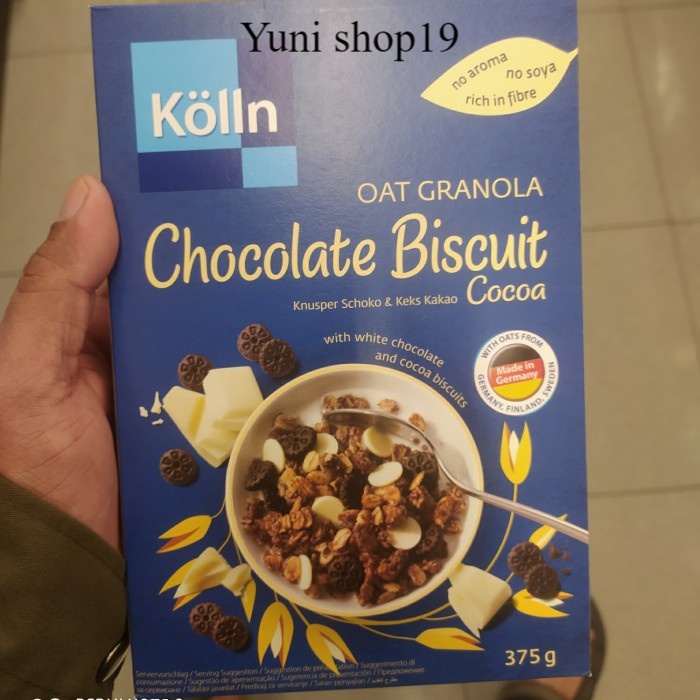 

kolln muesli chocolate biskuit oat cocoa 375g