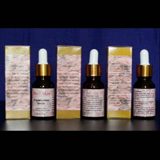 BioSkin Regeneration Serum (RS), Serum Pemutih wajah. glowing, kinclong.