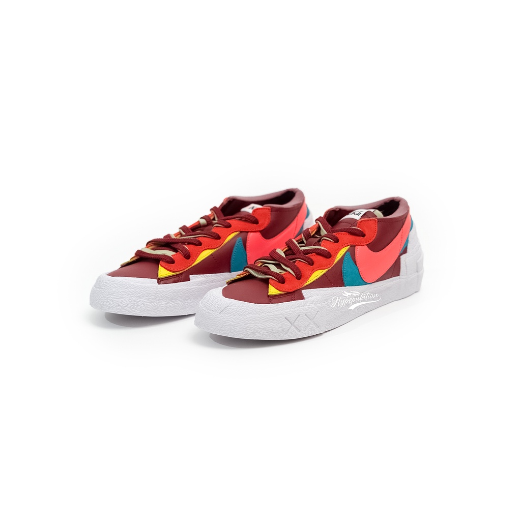 Nike Blazer Low Sacai x KAWS "Team Red" ORIGINAL