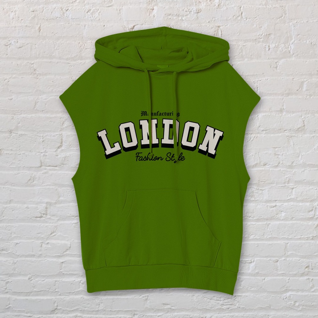 VEST HOODIE LONDON  VEST HOODIE TEBAL / VEST HOODIE UNISEX