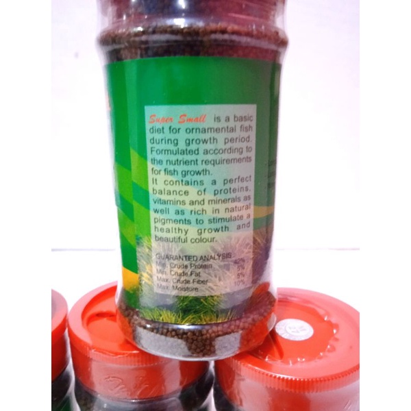 PELET IKAN KECIL/PELET IKAN IMPORT SUPER SMALL 0,5m