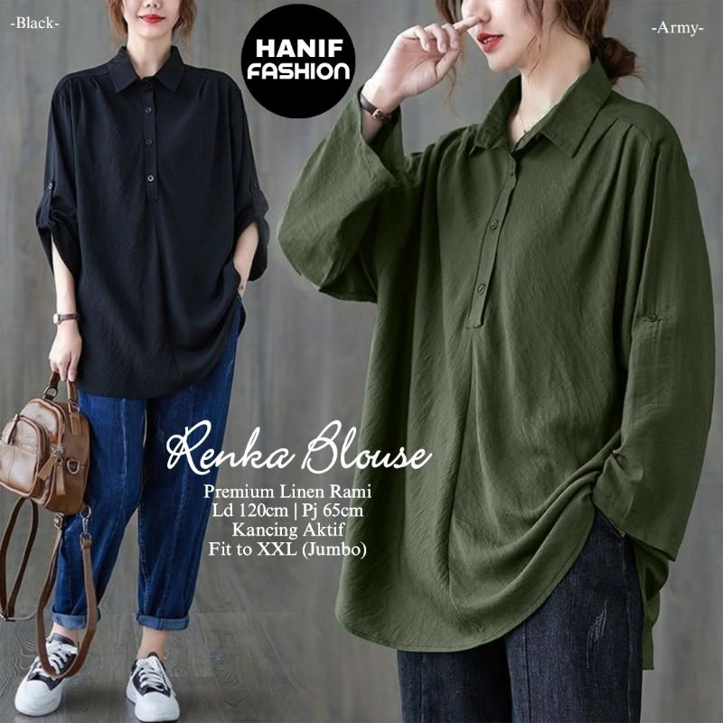 RENKA BLOUSE BAJU WANITA TERBARU BY HANIF