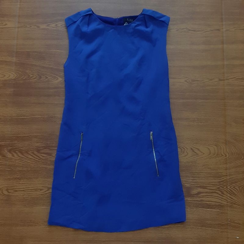 dress biru bca (preloved)