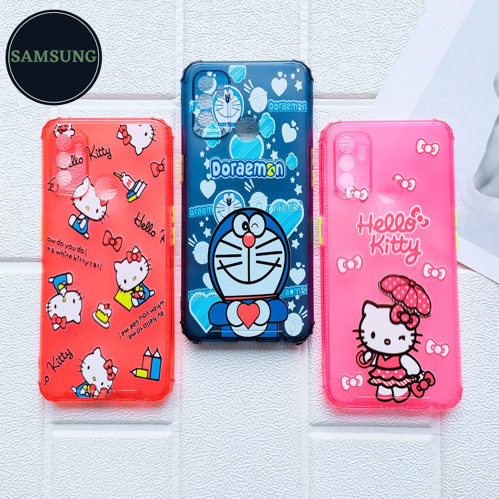 Case Jelly SAMSUNG Motif Hellokitty Doraemon Keroppi A01 CORE A02 A10 A10S A11 M11 A12 A20 A30