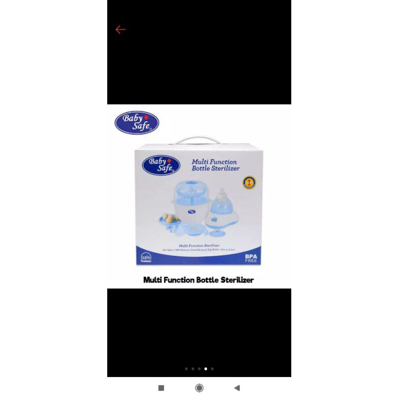 baby safe multi function bottle sterilizer (new)