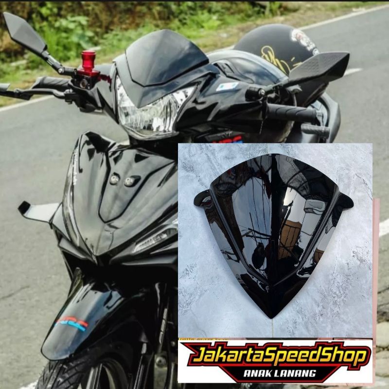 Visor honda revo fi winshield revo injeksi