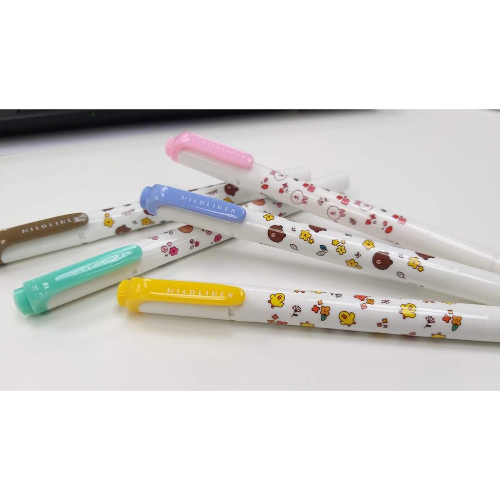

Mildliner Zebra Bold Tip & Fine Tip Line Friends Limited Edition | 4.0 mm & 1.0 ~ 1.4 mm