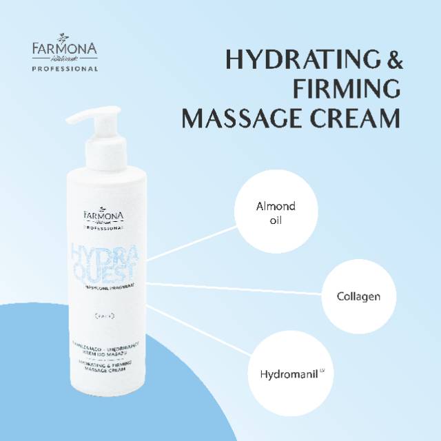 Hydrating Massage Cream Farmona Hydra Quest Hydrating And Firming Massage Cream 280ml