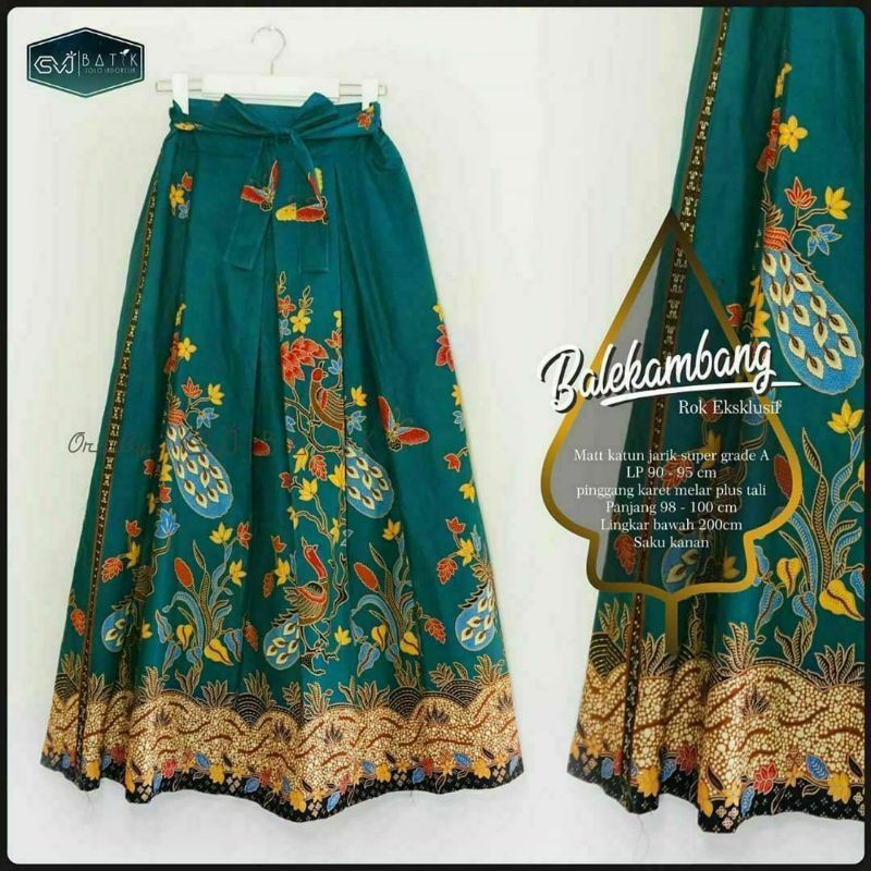 ROK BATIK BALEKAMBANG ALUSAN / ROK BATIK MERAK