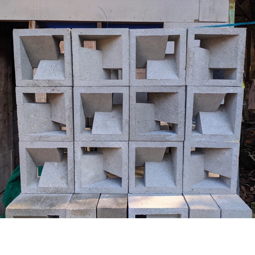 Loster Beton Model K Lubang Angin Roster Dinding Loster Rumah Minimalis Roster Beton