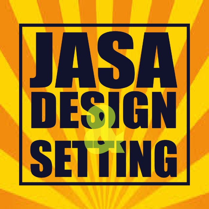 

✨ BISA COD ✨ Ongkos Design Dan Setting