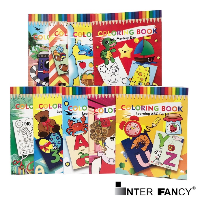 

Buku Mewarna Aktivitas Anak / Kids Activities Coloring Book 9 Seri