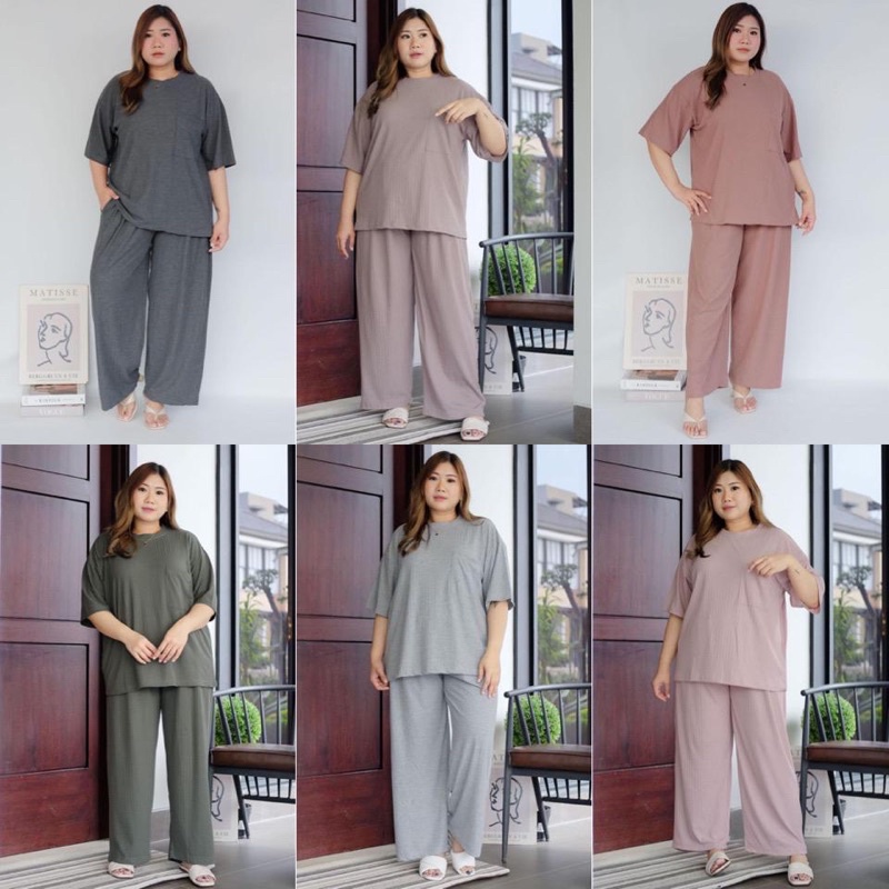 BIGWELL KELLY SET BIGSIZE/ PLUSSIZE/ PAKAIAN BIGSIZE/ PAKAIN PLUSSIZE/ PAKAIAN JUMBO/ BAJU JUMBO/ SET JUMBO/ SET PLUSSIZE