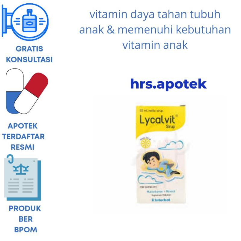 

Lycalvit syrup 60ml