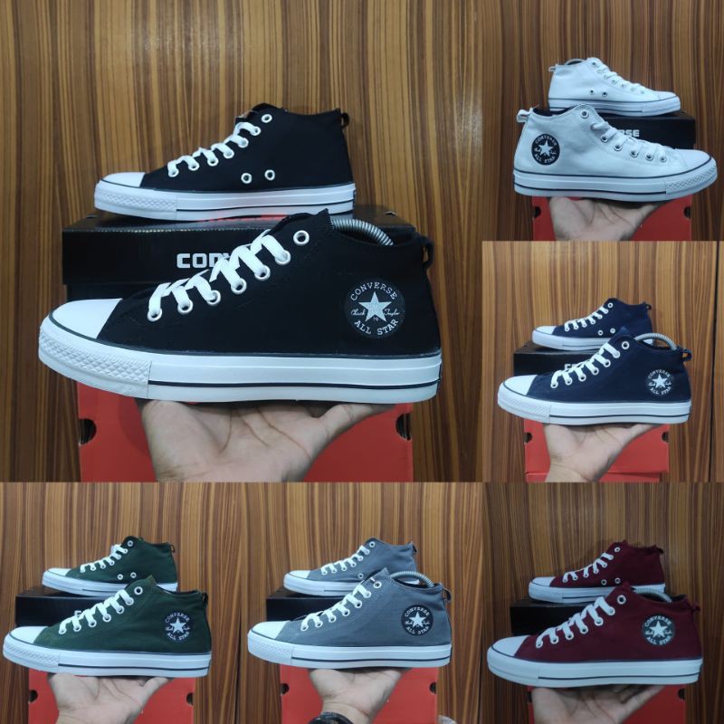 sepatu allstar semi boot_sepatu sekolah_sepatu converse_sepatu pria_sepatu wanita