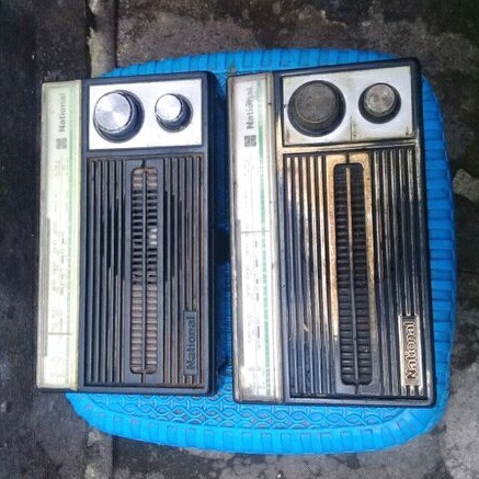 radio jadul antik vintage klasik NATIONAL normal hidup
