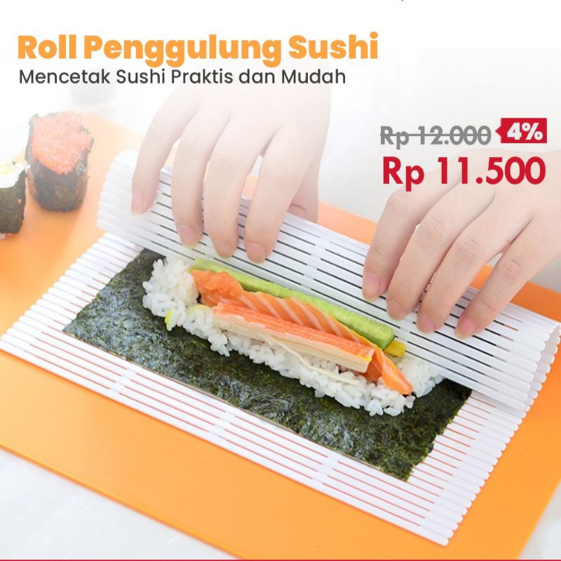 

CETAKAN GULUNGAN SUSHI ROLL MAKER SUSHI ROLLER ALAT PEMBUAT PENCETAK SUSHI