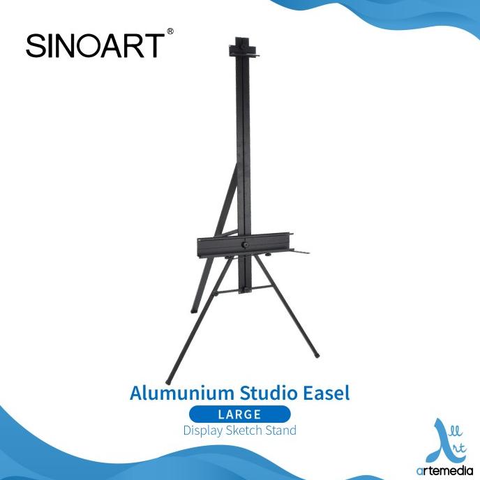 

Easel Lukis Sinoart Large Aluminium Studio Display Sketch Stand ---READY---