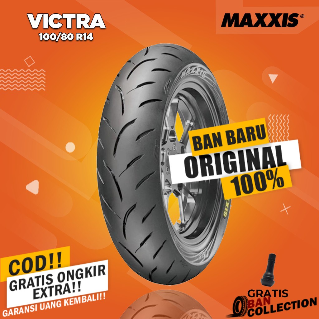 Ban Depan Motor HONDA PCX // MAXXIS VICTRA 100/80 Ring 14 Tubeless ban motor matic tubles ring 14 ba