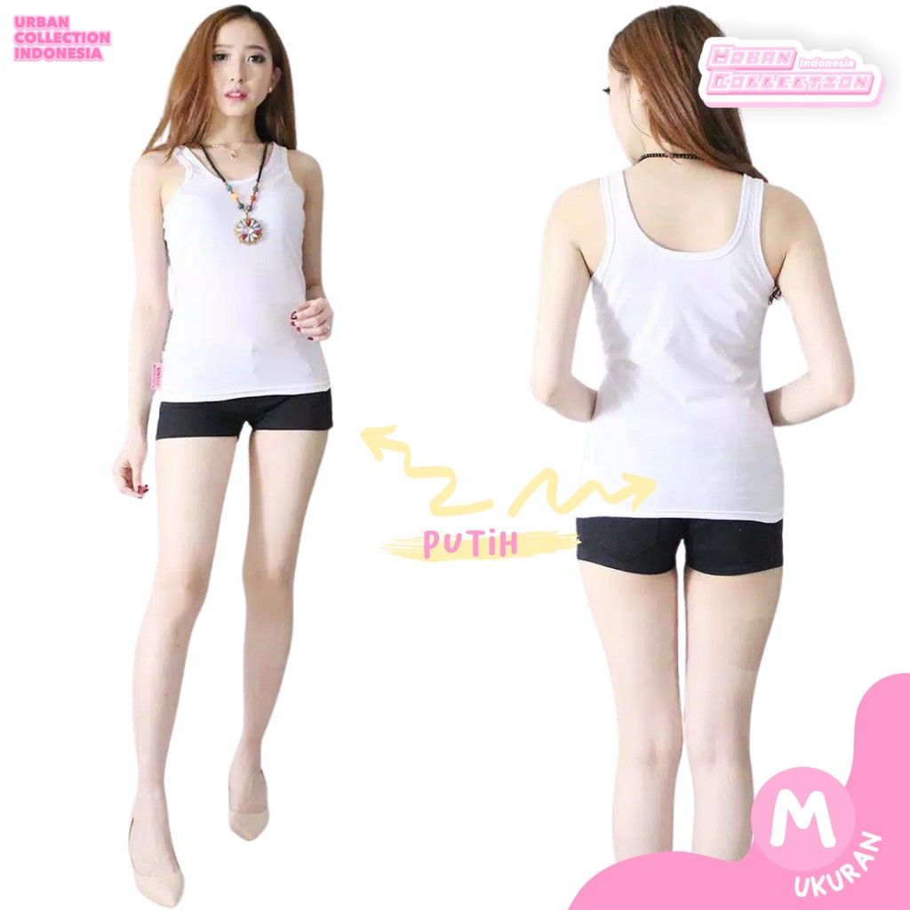 Tanktop Tali Besar Polos  / Big Plain Rope Premium / BY URBANCOLLECTION