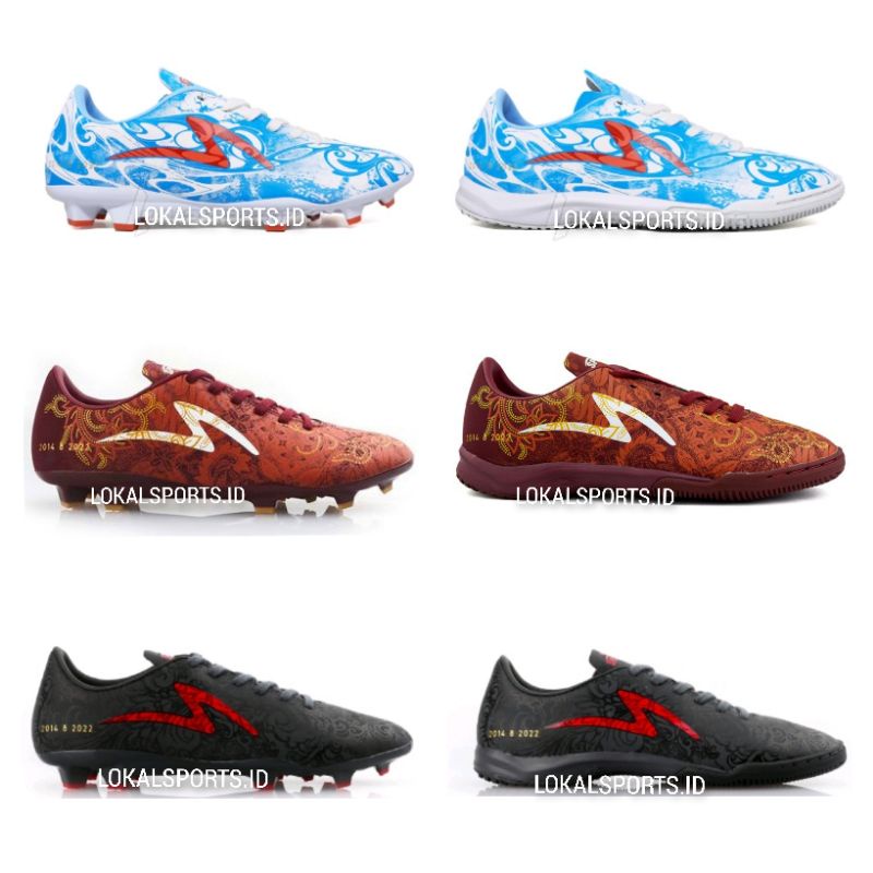Specs Sepatu Sepak Bola Specs LS Etnis FG Senopati Brown - LS Senopati FG - Specs LS Senopati IN - S