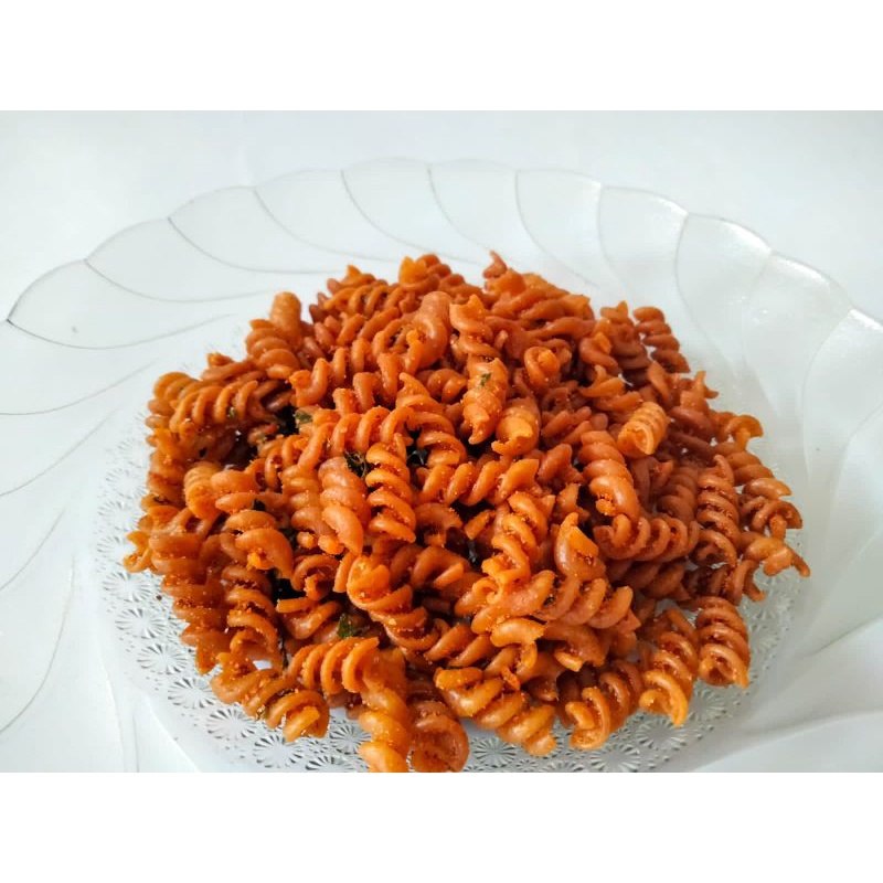 

[COD]Makaroni spiral bantet daun jeruk 150 gram