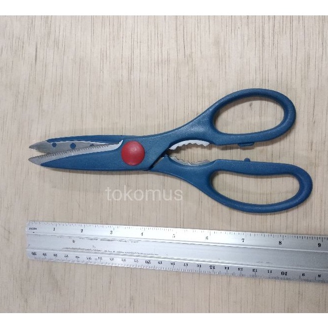 GUNTING DAPUR DAGING IKAN SAYUR SERBAGUNA MULTIFUNCTION KITCHEN SCISSORS GUNTING MAKANAN