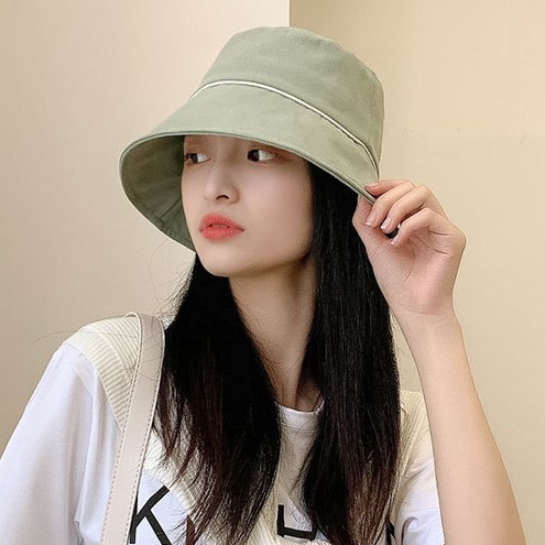 bucket hat fashion remaja import wanita murah korea casual model perempuan kupluk topi outdoor kekin