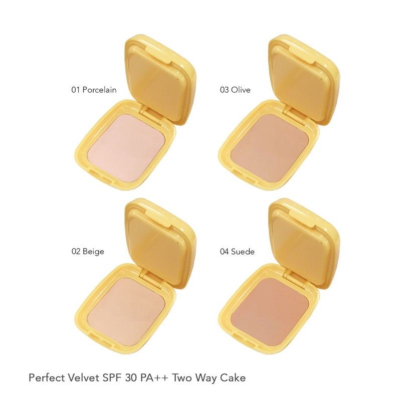 MADAME GIE Perfect Velvet SPF 30 Two Way Cake TWC Bedak Padat