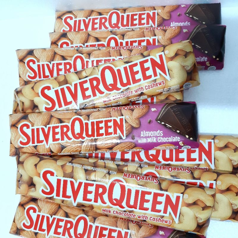 Silverqueen 58gr/ Silver Queen Almond/ Silver queen Cashew