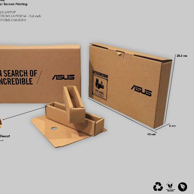 

۞ Kardus Dus Box Kotak Tempat Laptop Asus Acer Lenovo Dell HP Toshiba Thinkpad Universal Semua merk Ready ➬