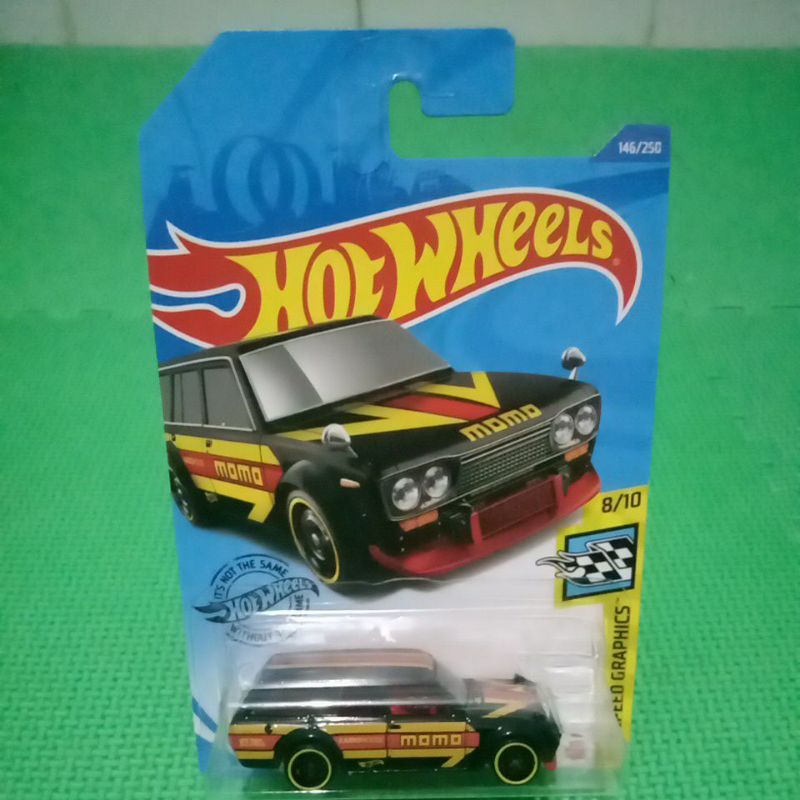 Hot wheels DATSUN BLUEBIRD WAGON (510) Momo Hitam