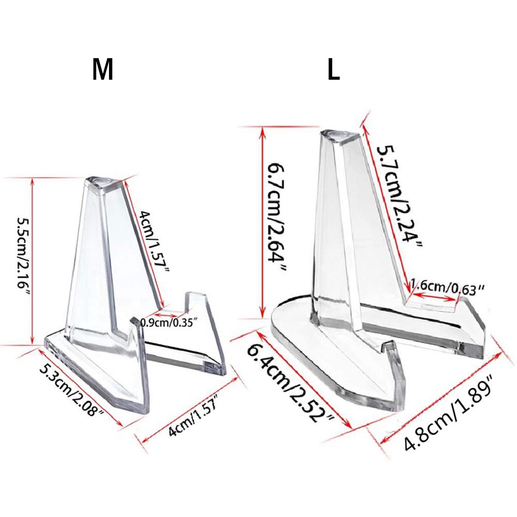 10pcs Stand Display Holder Koin / Perhiasan / Medali / Handphone Untuk Dekorasi Rumah