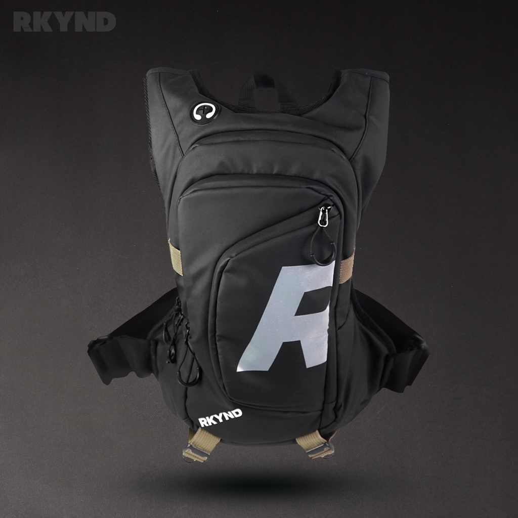 Tas Ransel HYDROPACK BL 004 RKYND - AXEGEAR Tas ransel hydropack pengendara sepeda hitam AXEGEAR