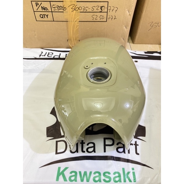 TANGKI BENSIN W175TR W 175 TR HIJAU ORIGINAL